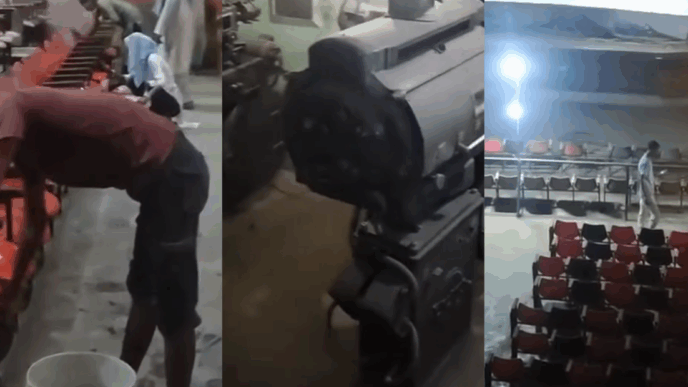 After seven silent years, Ganesh Cinema Hall lights up again for 'Roi Roi Binale'