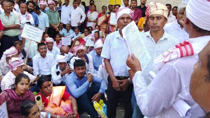 Kalita community stages massive protest in Nalbari demanding land, education and tribal rights