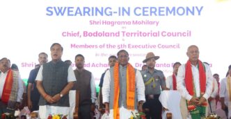 Hagrama Mohilary sworn in as BTC chief for historic fourth term