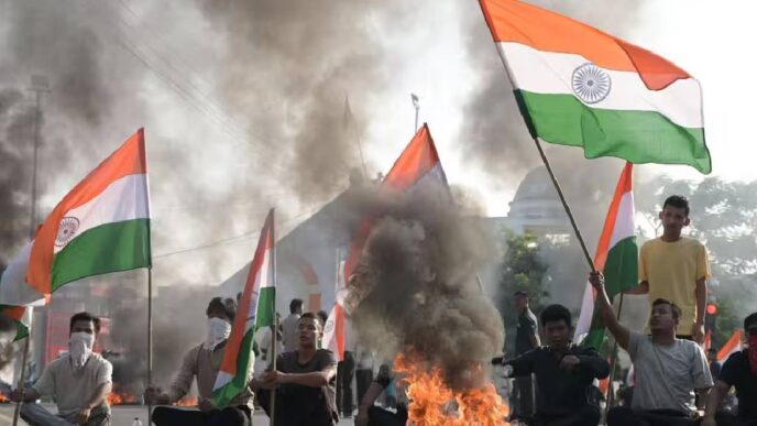 Violence erupts in Dhalai during Tripura bandh; BDO, Engineer injured, Section 163 imposed