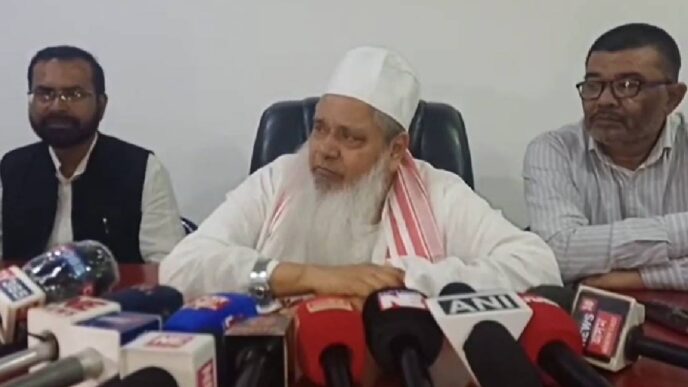 AIUDF to contest 35 seats in Assam, talks with AIMIM on alliance underway: Badruddin Ajmal
