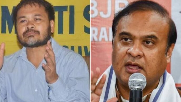 Akhil Gogoi accuses CM Sarma of misleading six communities with ‘false ST report’