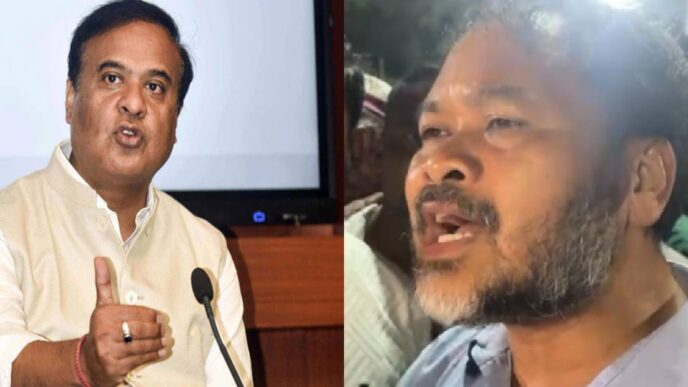 Akhil Gogoi challenges CM Himanta Biswa Sarma for live TV debate on Zubeen Garg case