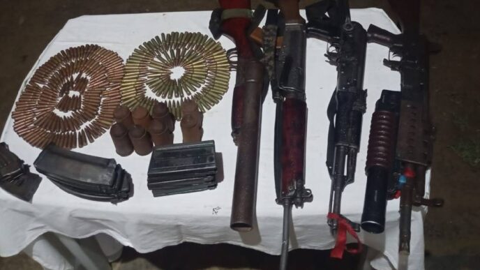 Massive arms haul in Manipur's Churachandpur on eve of bandh