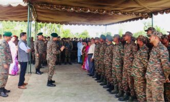 Eastern Army Commander reviews security along Indo-Bangladesh border, new military station inaugurated in Dhubri