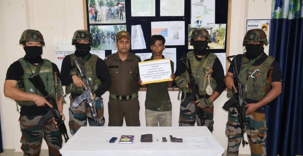 Assam Rifles arrest NSCN (K-YA) cadre in Changlang in Arunachal Pradesh