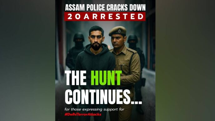 20 arrested in Assam for supporting Delhi terror attack online; CM Sarma says more will be caught soon