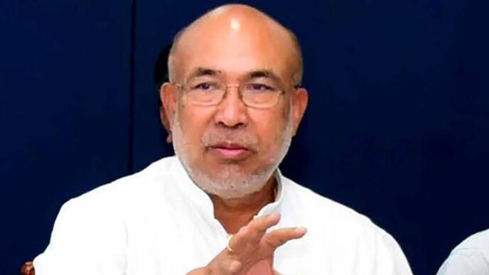 Aerial survey reveals nearly 700 acres of poppy cultivation in Kangpokpi, says Biren Singh