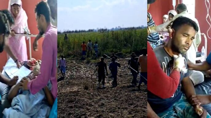 Fourteen injured in bloody char land fight in Lower Assam