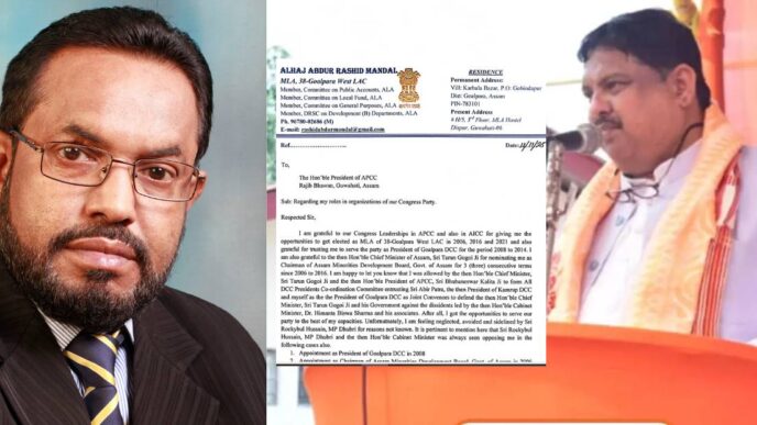 Goalpara MLA claims Rakibul Hussain sidelines him in Congress party affairs