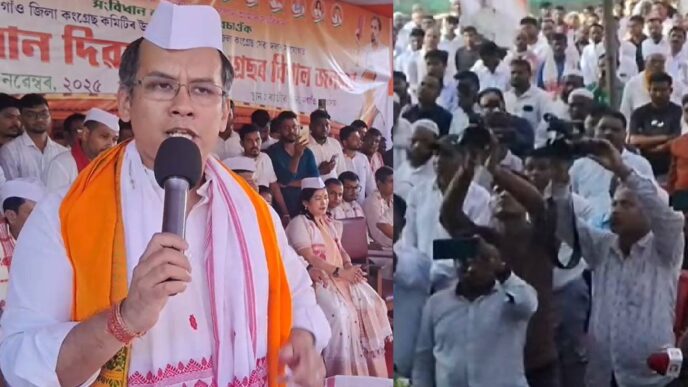 Gaurav Gogoi accuses BJP of 'Destroying Assam' at massive Constitution Day protest in Nagaon