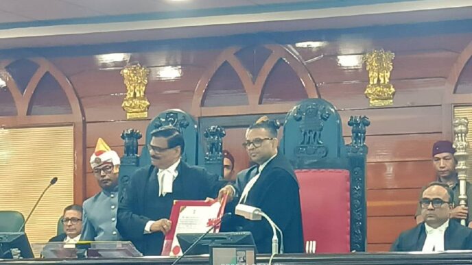 Justice Kaushik Goswami takes oath as Additional Judge of Gauhati High Court