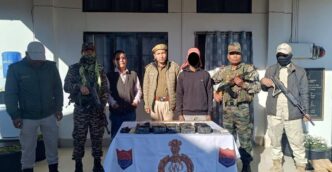 Manipur Police nab three insurgents, seize cache of weapons in statewide operations