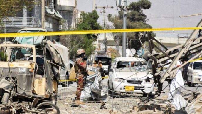 12 killed, 20 injured in blast outside Islamabad court