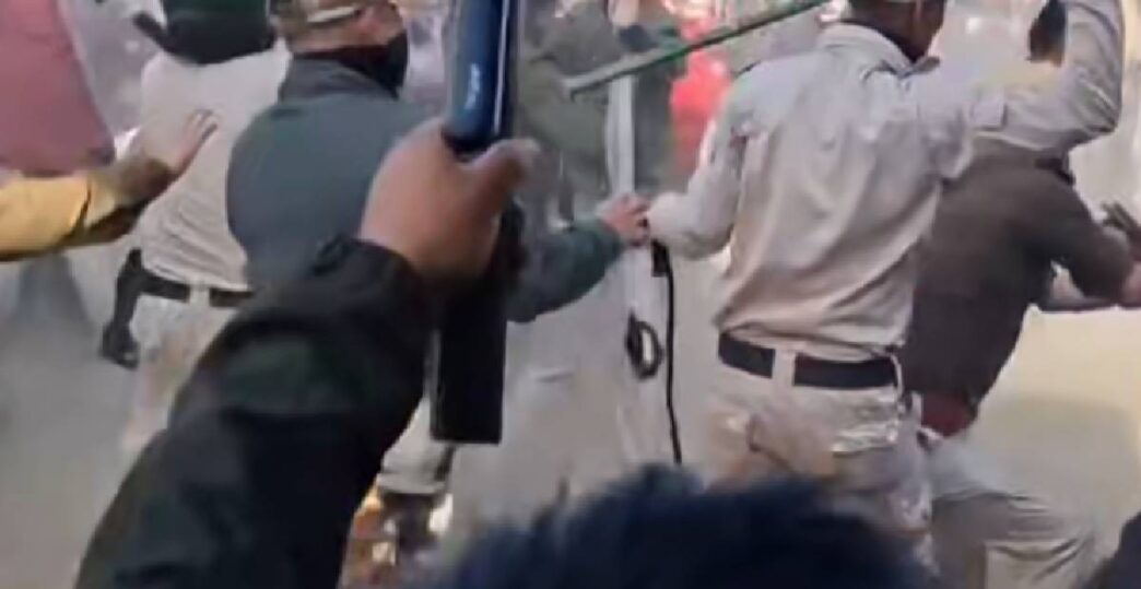 Tension in Khurai Lamlong as protesters clash with Police over Sangai Festival