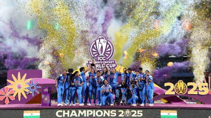 India make history: Women’s team wins first-ever World Cup