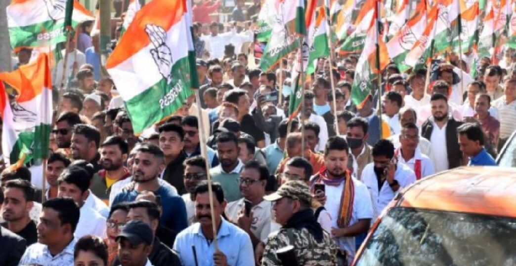 Massive Youth Congress protest in Guwahati against Election Commission’s special voter revision