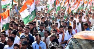 Massive Youth Congress protest in Guwahati against Election Commission’s special voter revision
