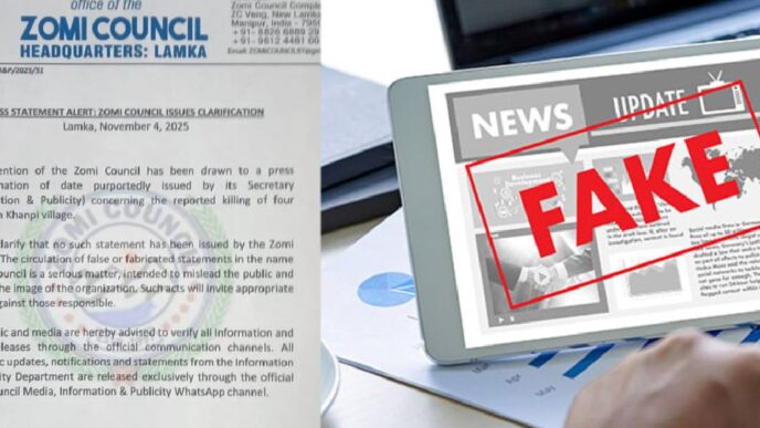 Fake statement row: Zomi Council hits out at misinformation