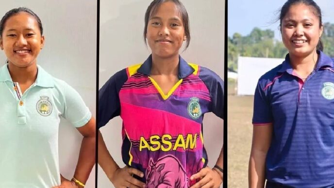 Three Bokakhat cricket players selected for Assam squad in BCCI U-19 Women’s one day tournament