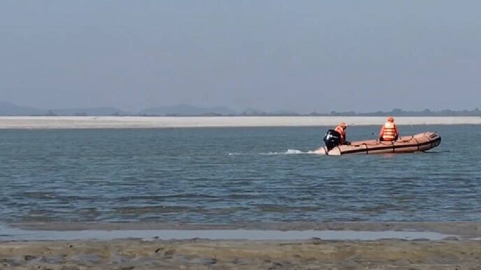 Brahmaputra tragedy, Guwahati news, Kharghuli Jaipur incident, body recovered Brahmaputra, NDRF search operation, missing persons river, Uzan Bazaar resident, religious bath accident Assam, Bhakti Kutir puja ritual, Assam river safety news, drowning incident Guwahati, Brahmaputra missing case, Assam rescue operation, fourth body recovered Assam,