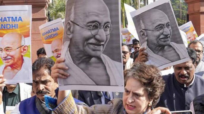 Congress holds nationwide protests against MGNREGA renaming, raises concern over rural jobs