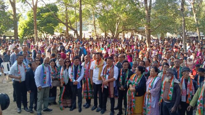 Congress makes strong push in Garo Hills as over 5,000 join party ahead of GHADC elections
