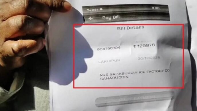 Goalpara man gets Rs 1.29 lakh power bill, residents question electricity department