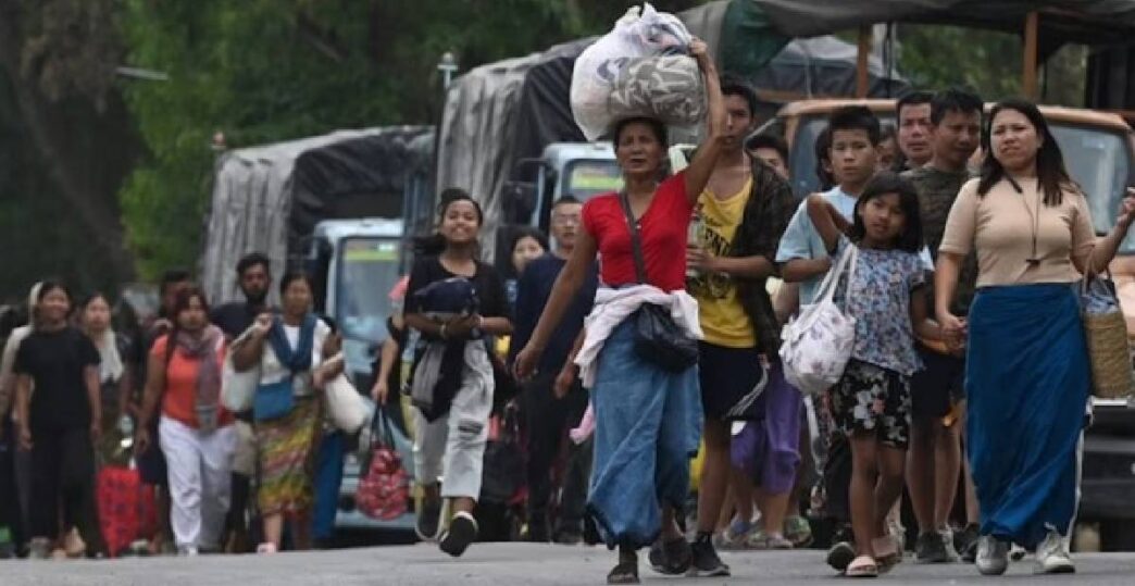 Families leave homes for safety as Manipur govt begins resettlement in Bishnupur
