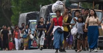 Families leave homes for safety as Manipur govt begins resettlement in Bishnupur