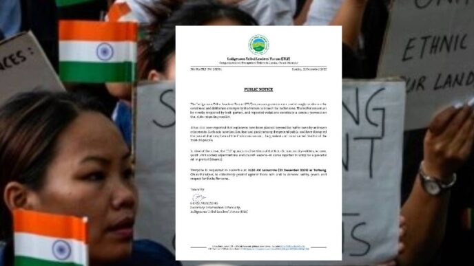 ITLF calls peaceful sit-in protest in Churachandpur, raises alarm over buffer zone violations