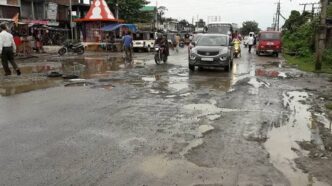 MP Gaurav Gogoi flags poor condition of NH-37, demands urgent repair
