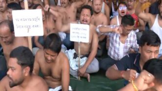 108 Mrityunjoy workers continue sit-in protest for regular jobs and fair wages