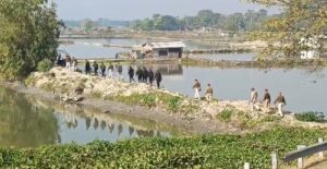 Nagaon district administration launches eviction drive to restore encroached wetland areas