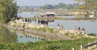 Nagaon district administration launches eviction drive to restore encroached wetland areas