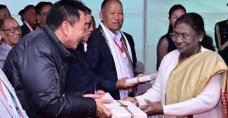 President Murmu stresses peace and progress during landmark Senapati visit