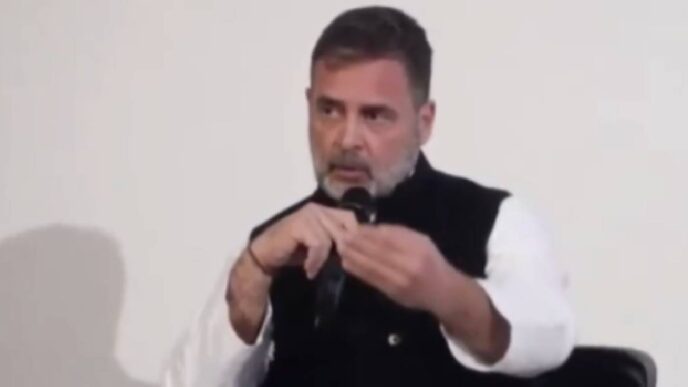 Rahul Gandhi repeats ‘Vote Chori’ charge in Berlin, BJP hits back