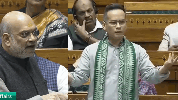 Gaurav Gogoi confronts Amit Shah over alleged electoral manipulation
