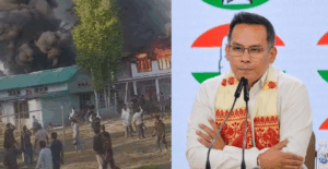 Gaurav Gogoi condemns arson at CEM Tuliram Ronghang’s home, calls for peace and democratic protest