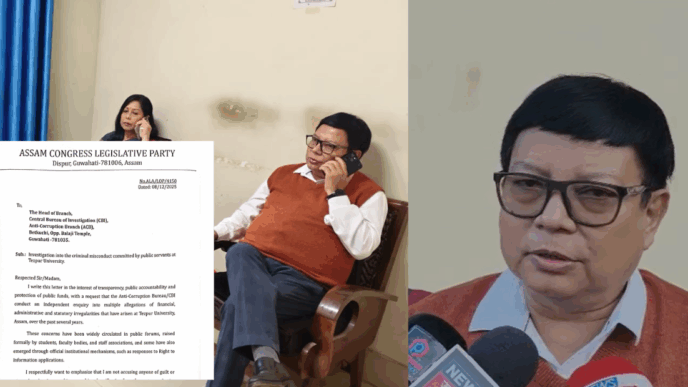 Debabrata Saikia submits memorandum to CBI; demands probe into Tezpur University corruption allegations