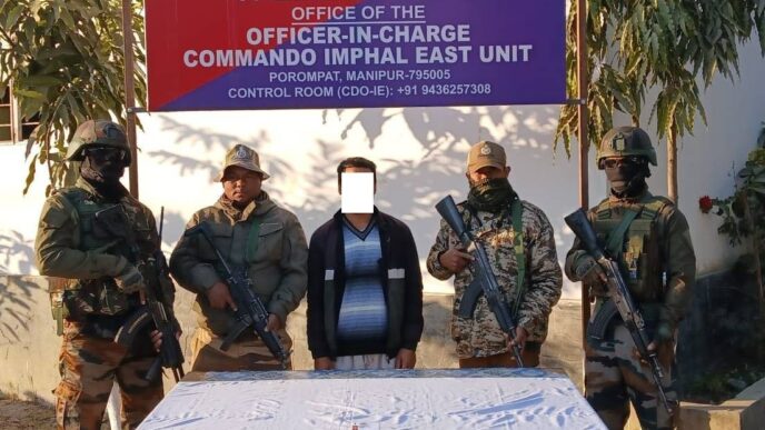 Security forces arrest PREPAK (Pro) cadre as Manipur steps up search operations