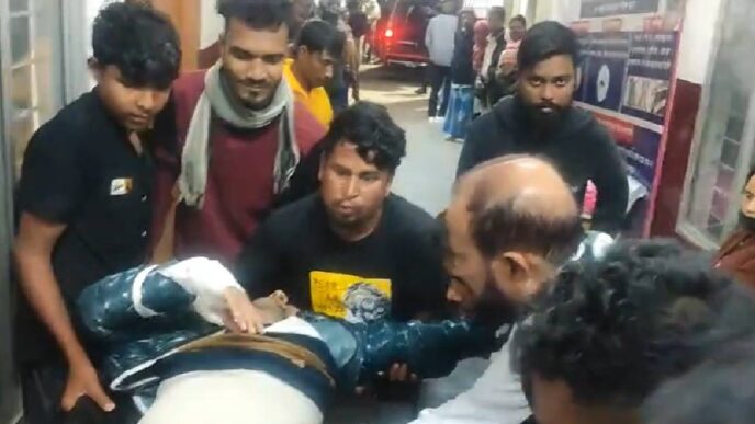 Congress leader stabbed by party colleague after meeting in Sribhumi