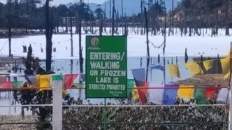 One body recovered from frozen Sela Lake, search on for second tourist