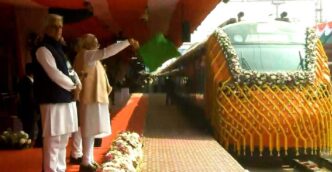 PM Modi flags off first Vande Bharat Sleeper train between Howrah and Guwahati