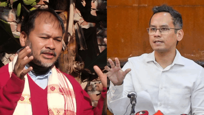 Akhil Gogoi hits out at Gaurav Gogoi over public seat-sharing remarks